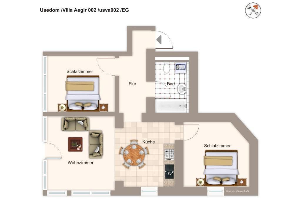 Villa Aegir Villa Aegir 002 제바트헤링스도르프 외부 사진